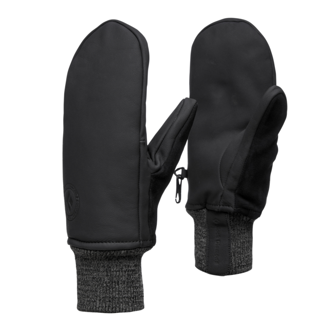 Black Diamond Guanti in pelle per borse da cross, neri