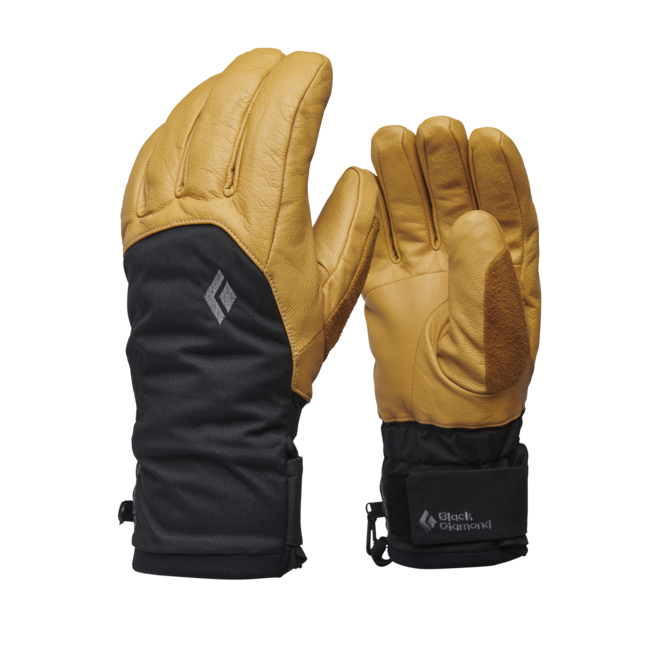 Black Diamond Legend guanti in pelle, naturale-antracite