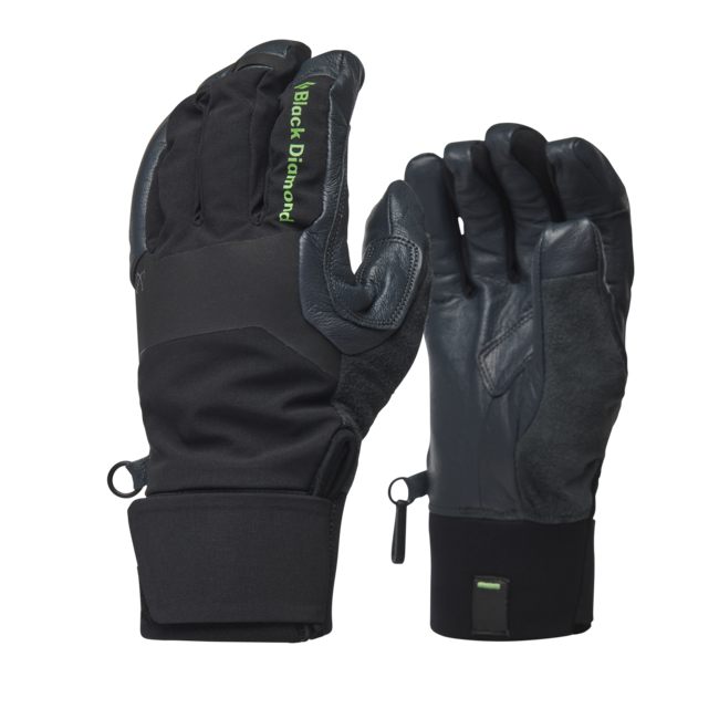 Black Diamond Terminator guanti in pelle, neri