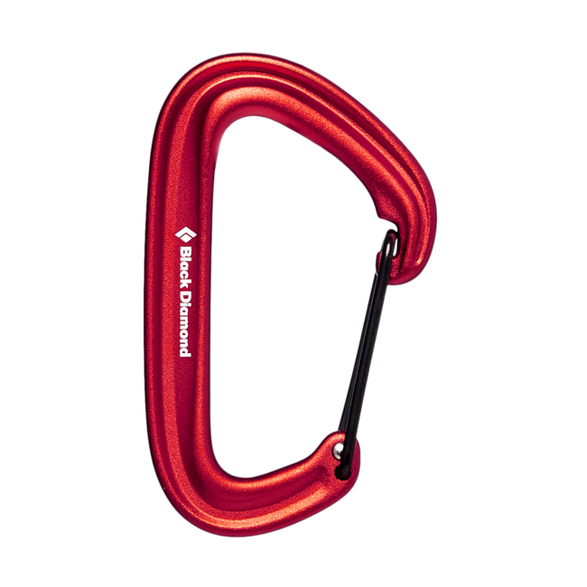 Black Diamond Litewire moschettone, rosso