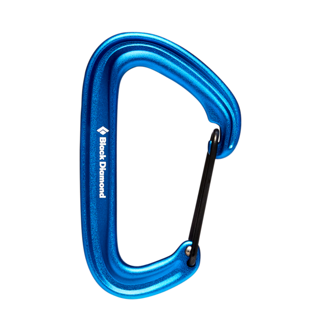 Black Diamond Litewire moschettone, blu