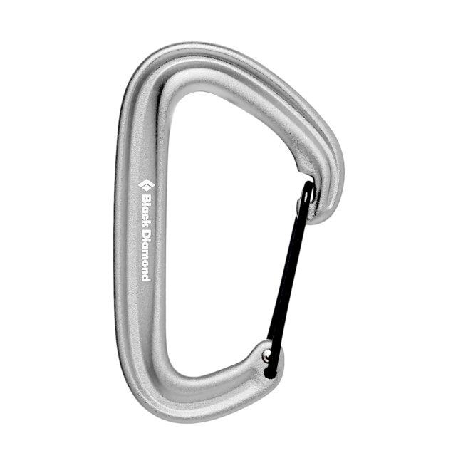 Black Diamond Litewire moschettone, grigio