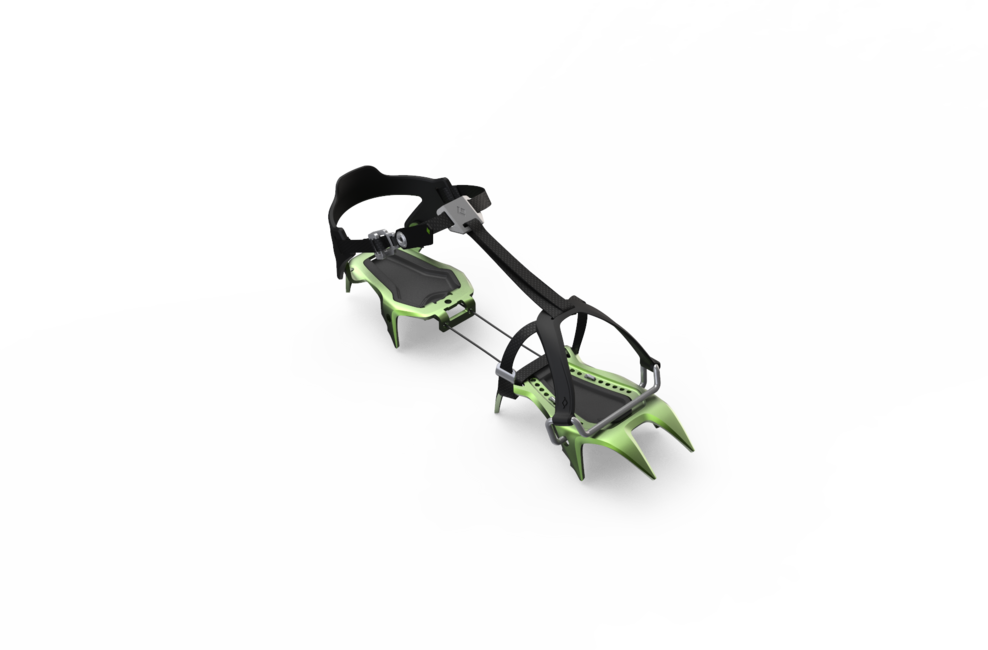 Black Diamond Neve Strap ramponi, verde invidia