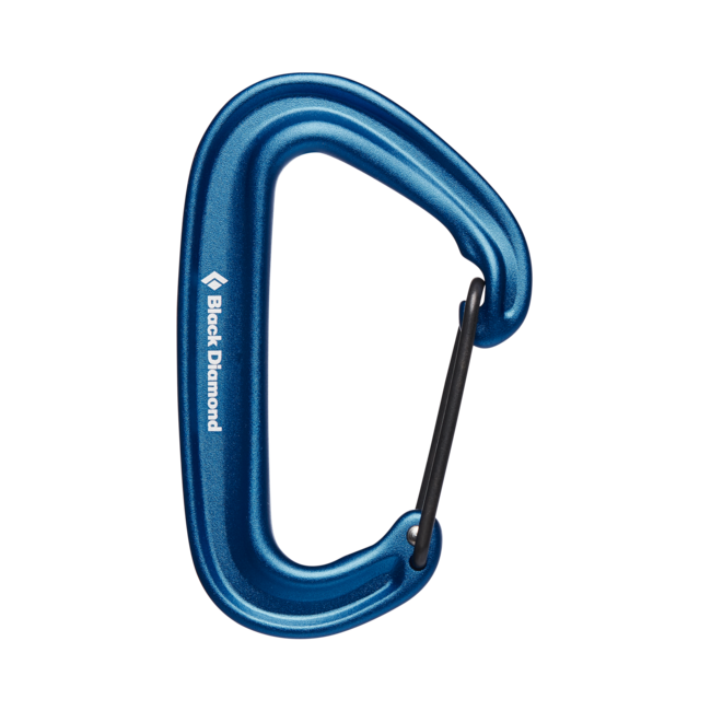 Black Diamond Miniwire moschettone, blu