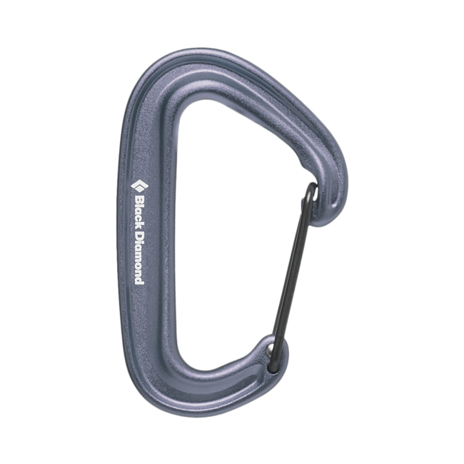 Black Diamond Miniwire moschettone, grigio