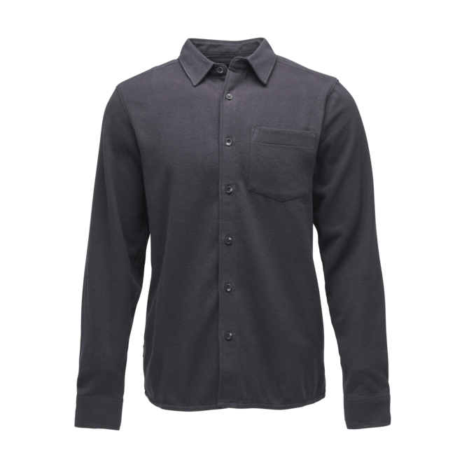 Black Diamond Project Flannel camicia di flanella da uomo, grigio acciaio