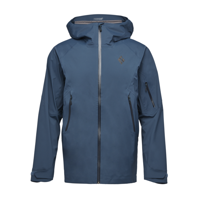 Black Diamond Recon Lt Stretch Shell giacca da sci da uomo, indaco