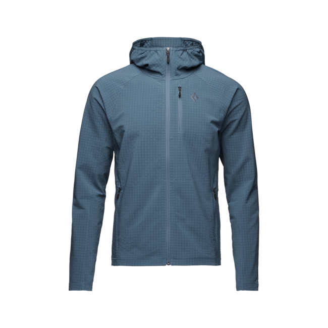 Black Diamond Coefficient Storm felpa da uomo, blu creek