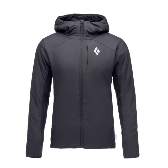 Black Diamond First Light da uomo felpa ibrida, nera