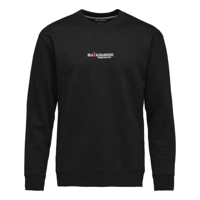 Black Diamond Heritage Wordmark felpa, nera