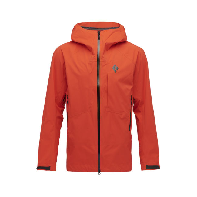 Black Diamond Highline Stretch Shell giacca impermeabile da uomo, octane