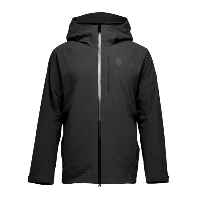 Black Diamond Recon Insulated Shell giacca waterproof da uomo, nera