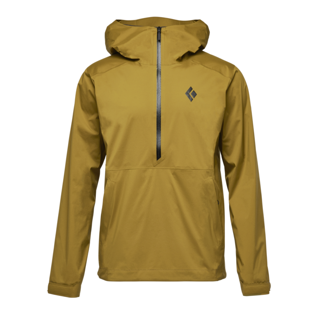 Black Diamond Stormline Stretch giacca a vento da uomo, curry scuro