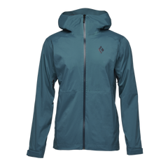 Black Diamond Stormline Stretch Rain Shell giacca impermeabile da uomo, creek blue