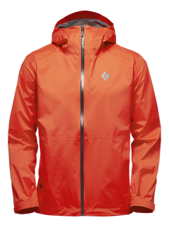 Black Diamond Stormline Stretch Rain Shell giacca impermeabile da uomo, octane
