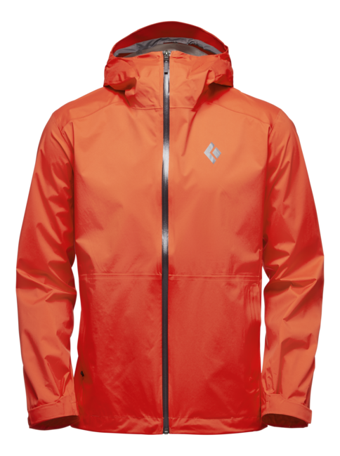 Black Diamond Stormline Stretch Rain Shell Uomo, octane
