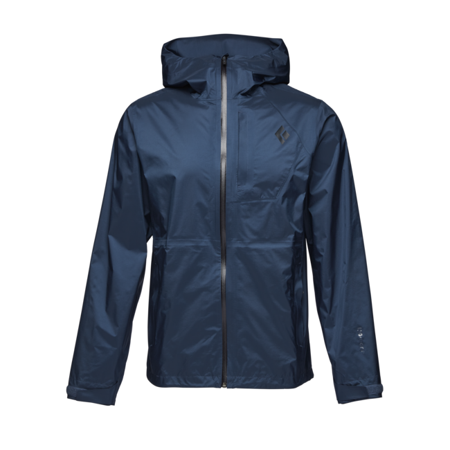 Black Diamond Treeline Rain Shell giacca impermeabile di uomo, indaco