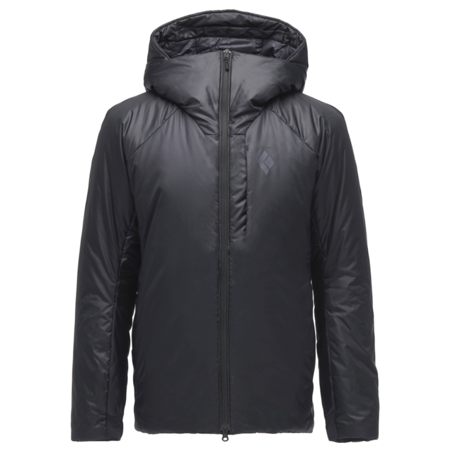 Black Diamond Belay parka da uomo, nero
