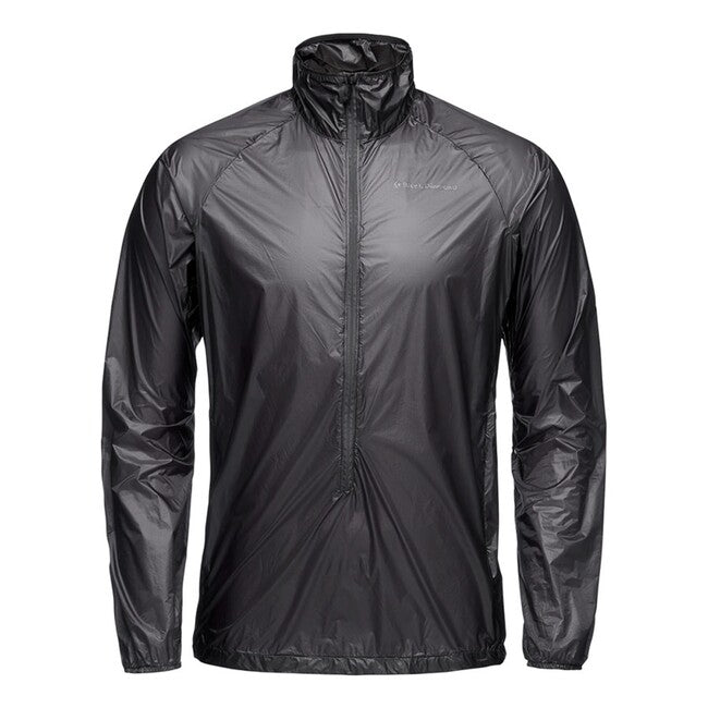 Black Diamond Deploy Wind Shell giacca di uomo, nera