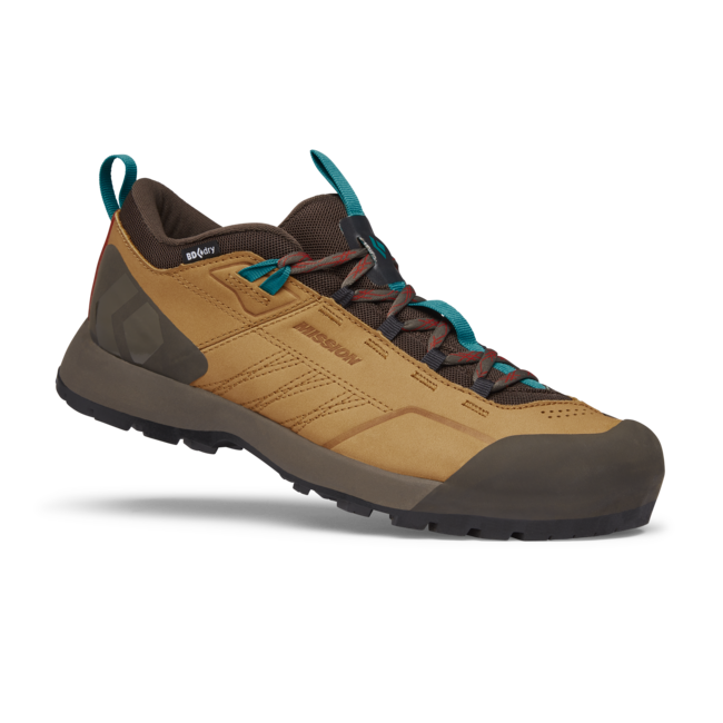 Black Diamond Mission Low stivali in pelle waterproof approach, marrone ambra-caffé