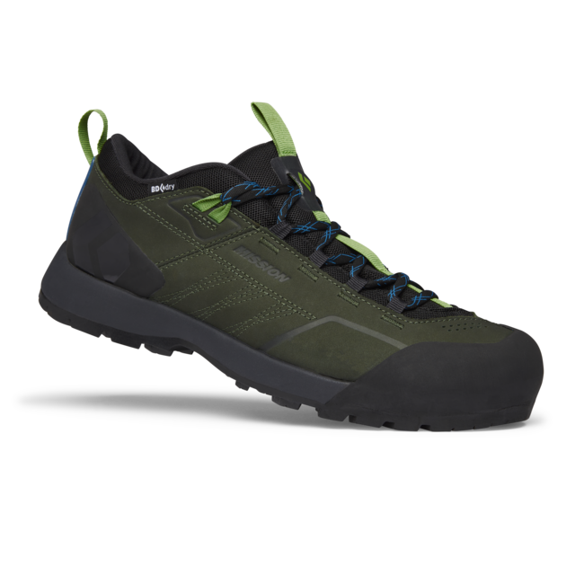 Black Diamond Mission Low Stivali in pelle, cipresso-nero