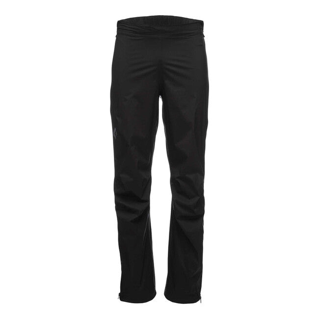 Black Diamond Stormline Stretch Full Zip da pioggia da uomo, nero