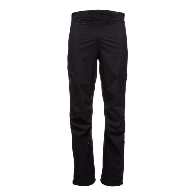 Black Diamond Stormline Stretch Full Zip da pioggia da uomo, nero