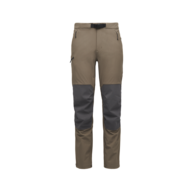 Black Diamond Alpine Hybrid pantaloni da uomo, noce-antracite