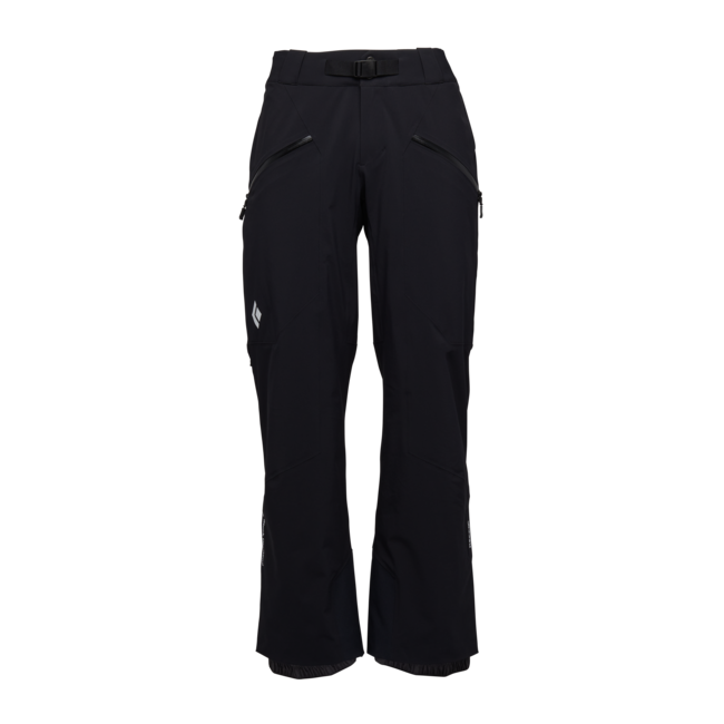 Black Diamond Recon pantaloni isolati da uomo, neri