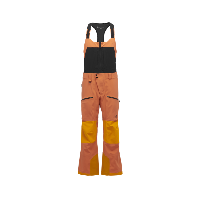 Black Diamond Recon Stretch Pro salopette, bd arancione-arancione fuoco