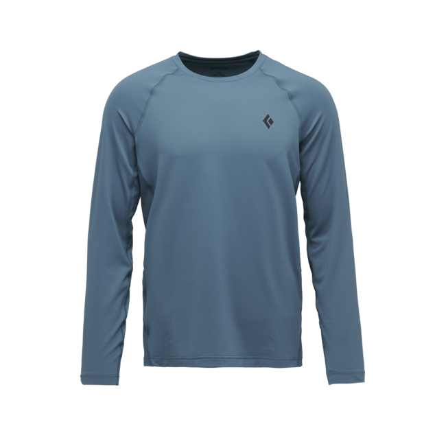 Black Diamond Alpenglow Crew maglietta a maniche lunghe da uomo, blu torrente