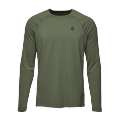 Black Diamond Alpenglow Crew maglietta a maniche lunghe da uomo, tundra