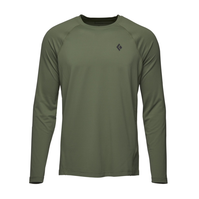 Black Diamond Alpenglow Crew maglietta a maniche lunghe, tundra