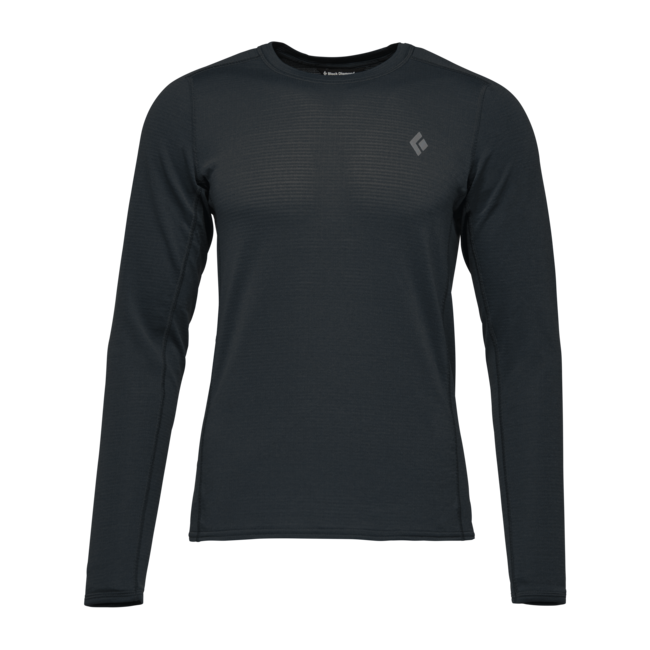 Black Diamond Coefficient Lt Crew maglietta a maniche lunghe, nero