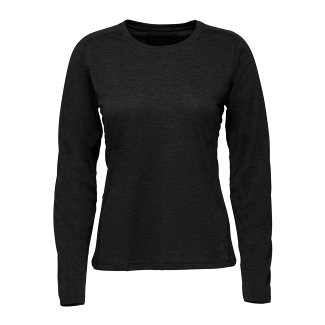 Black Diamond Lightwire Tech maglietta a maniche lunghe, nero