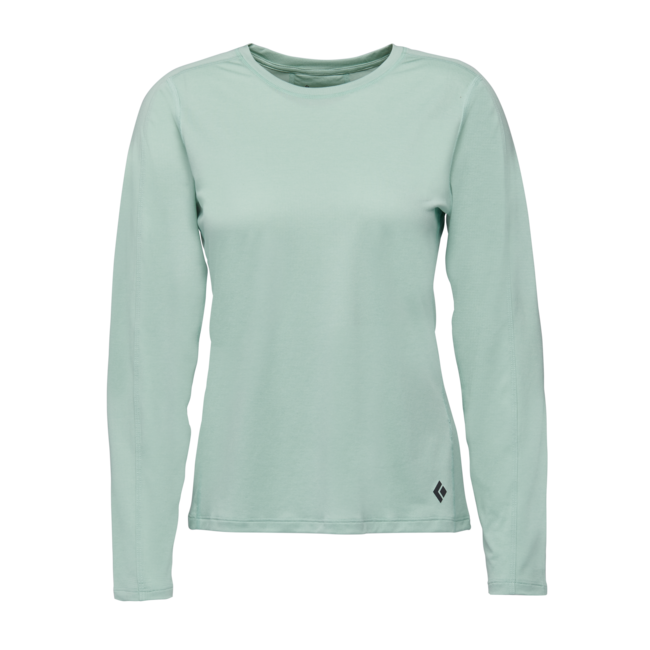 Black Diamond Lightwire Tech t-shirt a maniche lunghe da uomo, verde schiuma