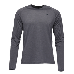 Black Diamond Lightwire Tech men's long-sleeve t-shirt, steel grey