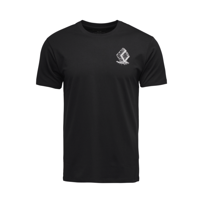 Black Diamond Boulder maglietta a maniche corte, nero
