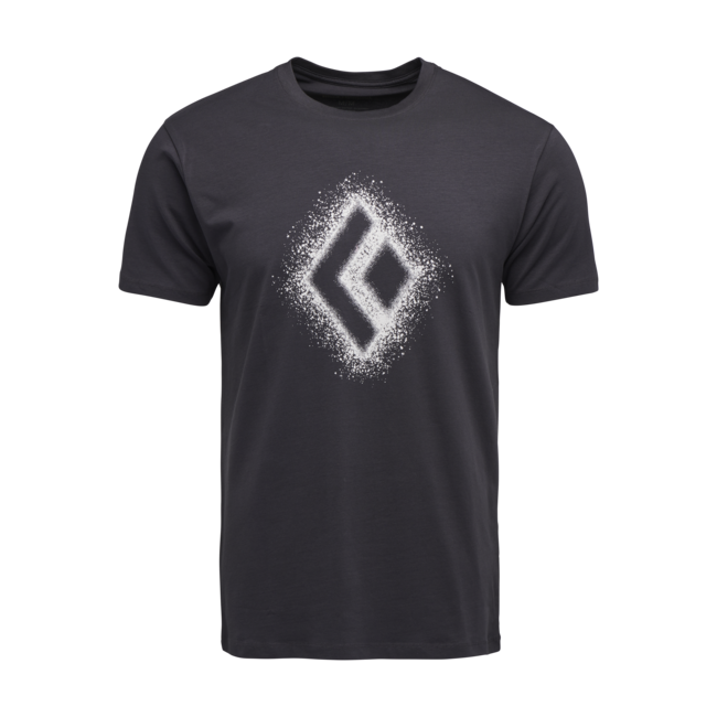 Black Diamond Chalked Up 2.0 maglietta a maniche corte da uomo, antracite