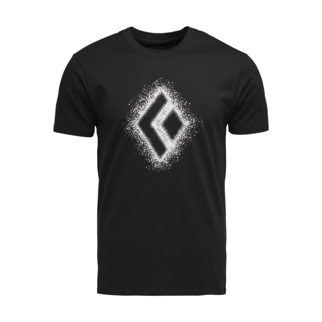 Black Diamond Chalked Up 2.0 maglietta a maniche corte da uomo, nero