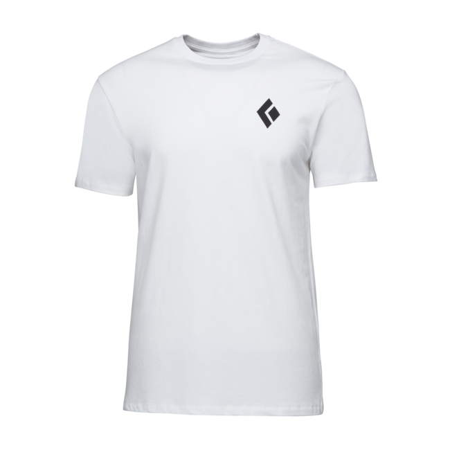Black Diamond Equipment For Alpinist maglietta a manica corta, bianco