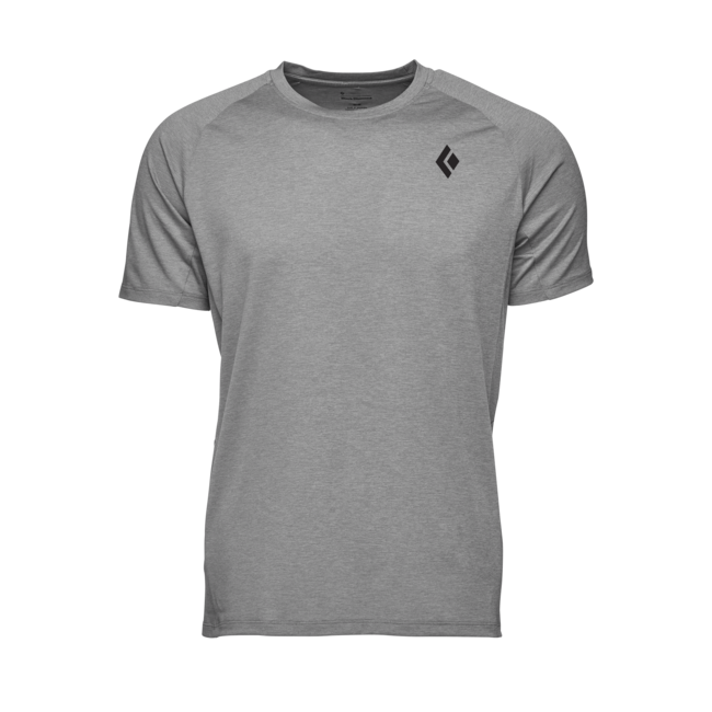 Black Diamond Lightwire Tech t-shirt a maniche corte da uomo, grigio acciaio