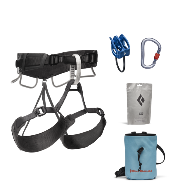 Black Diamond Momentu4S set di imbracature per sedili, antracite