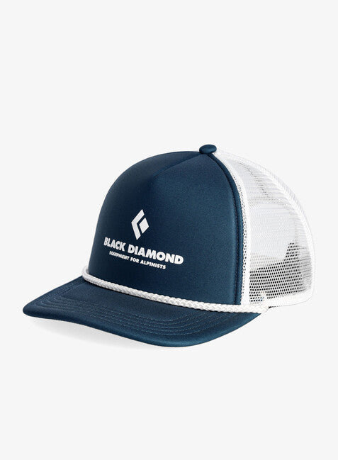 Black Diamond Cap Flat Bill Trucker, peltro-nero eqpmnt per alpnst