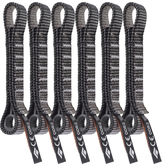 Black Diamond Loop Standard Dogbone 12 Cm Set di 6 pezzi