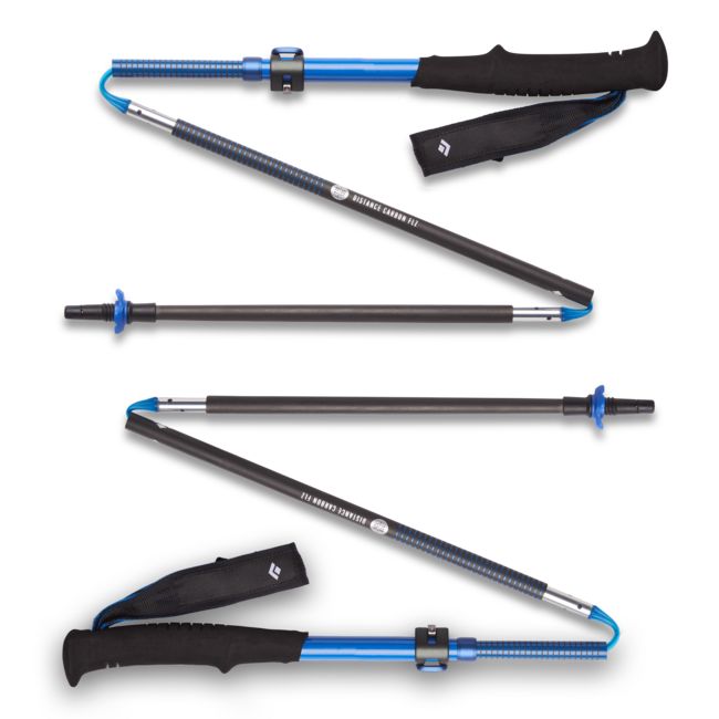Black Diamond Distance Carbon Flz bastoncini da trekking, ultra blu