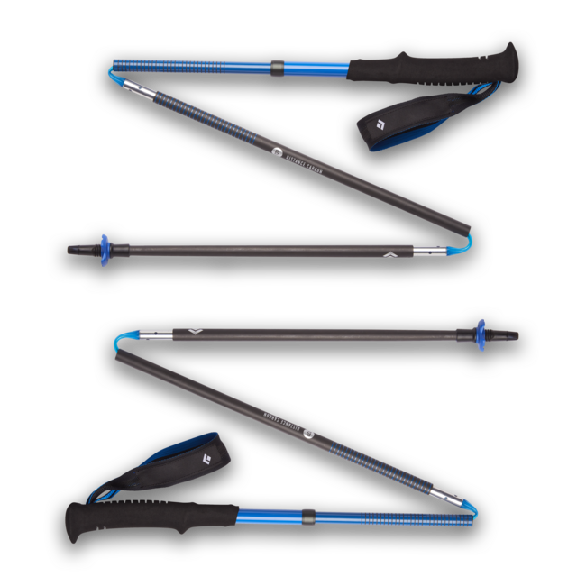 Black Diamond Distance Carbon Z bastoncini da trekking, ultra blu