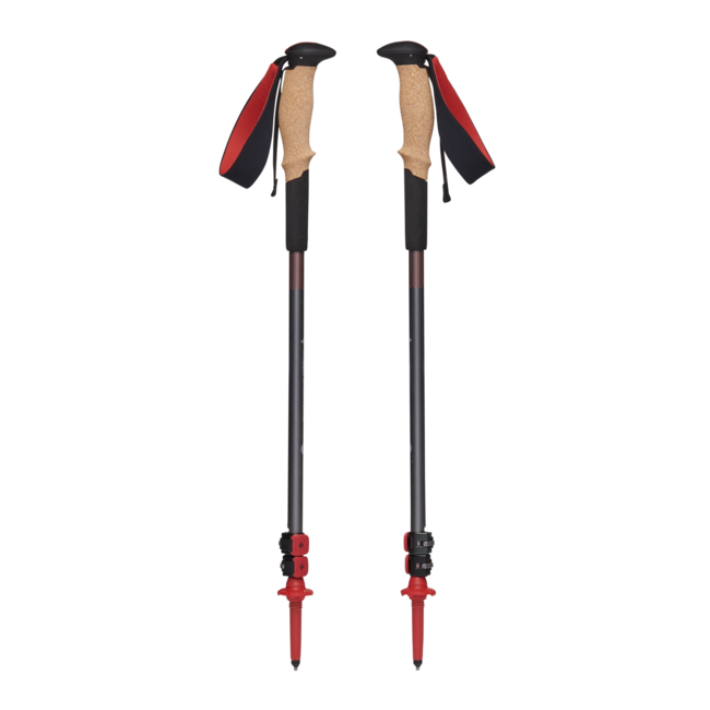 Black Diamond Pursuit Shock bastoncini da trekking, acciaio grigio-ottanio