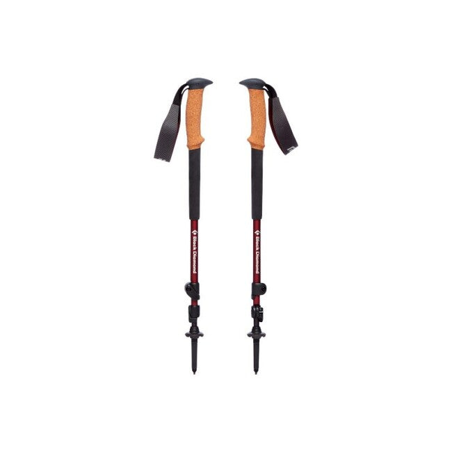 Black Diamond W Trail Cork bastoncini da trekking, legno di ciliegio