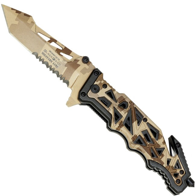 BlackField Coltello tascabile Linea militare Desert Gear49,9